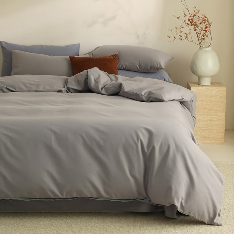 Set Tempat Tidur Dicelup Microfiber 100% Poliester