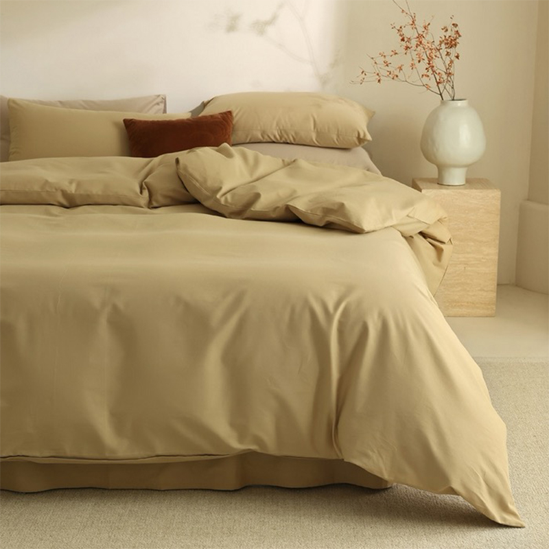 Set Tempat Tidur Dicelup Microfiber 100% Poliester