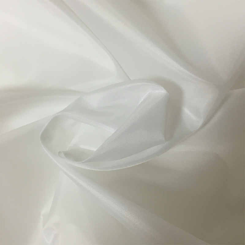 Kain Taffeta Poliester Warna Solid Lembut