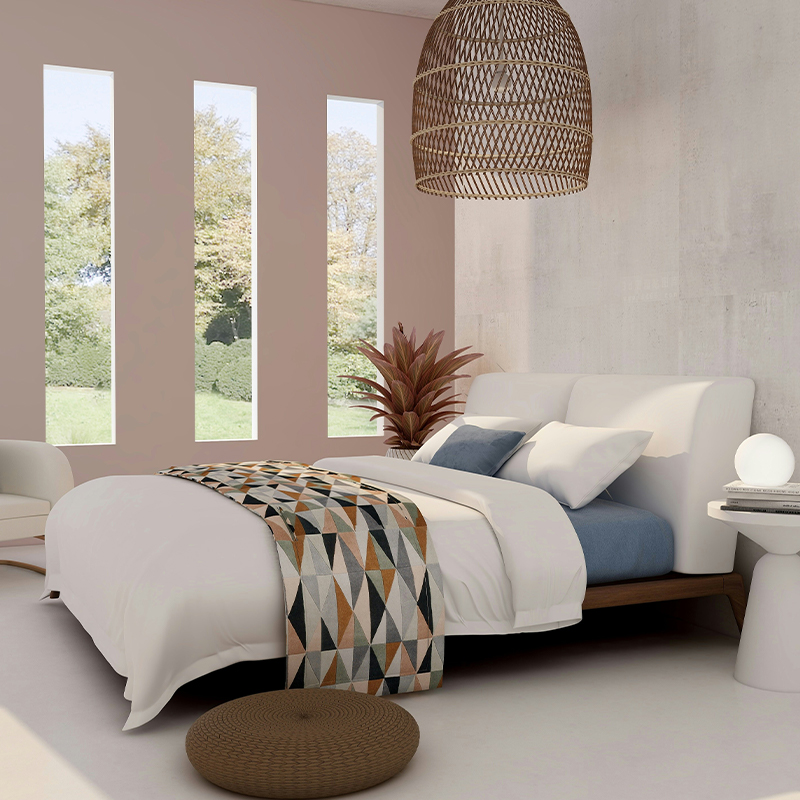 Set Tempat Tidur Dicelup Microfiber Poliester 100% Populer