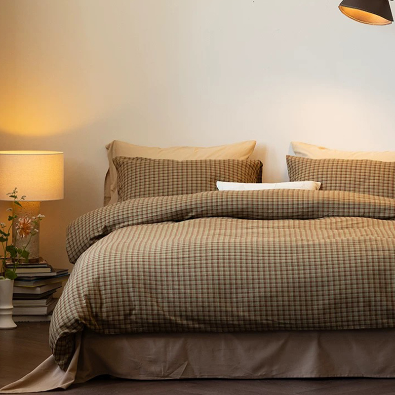 Set Tempat Tidur Cetak Microfiber Poliester 100% Ultra Lembut